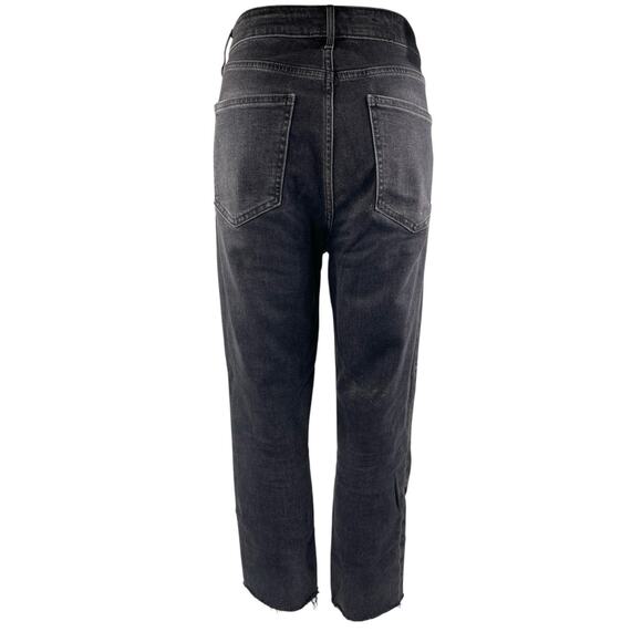 Gap Vintage Slim Sky High Women's Black High Waisted Straight Denim Jeans Sz 31 - Picture 3 of 4